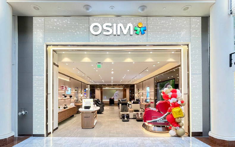 OSIM Massage Chair Stonestown Galleria store location in San Francisco California USA